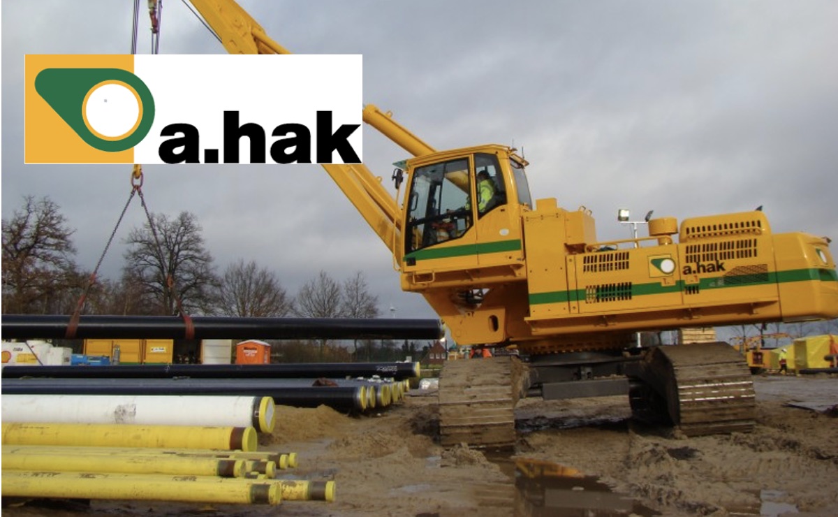 Work in progress on site at A. Hak